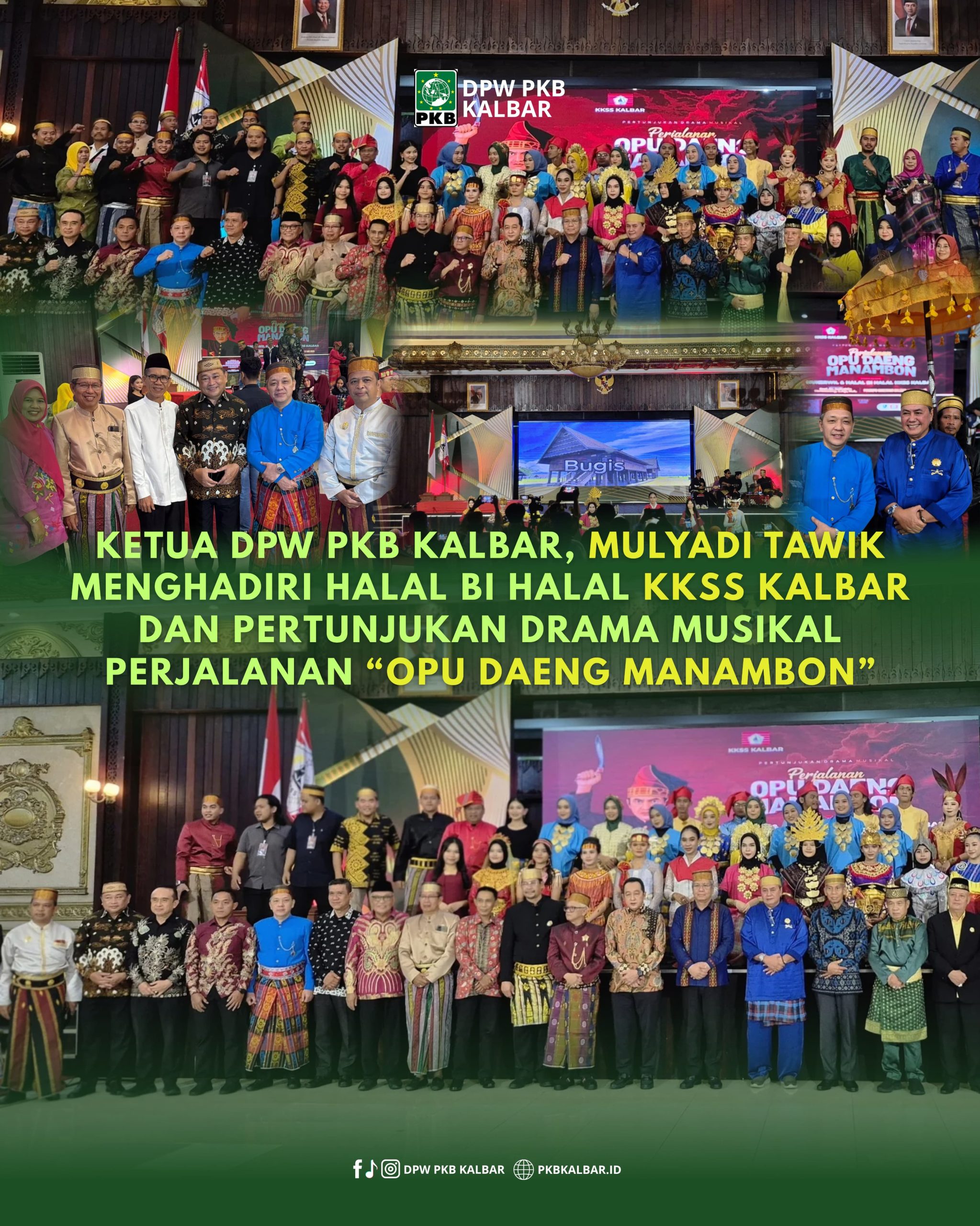 Halal Bihalal KKSS Kalbar, Mulyadi Tawik : Terus Berkontribusi dalam Pembangunan Kalbar