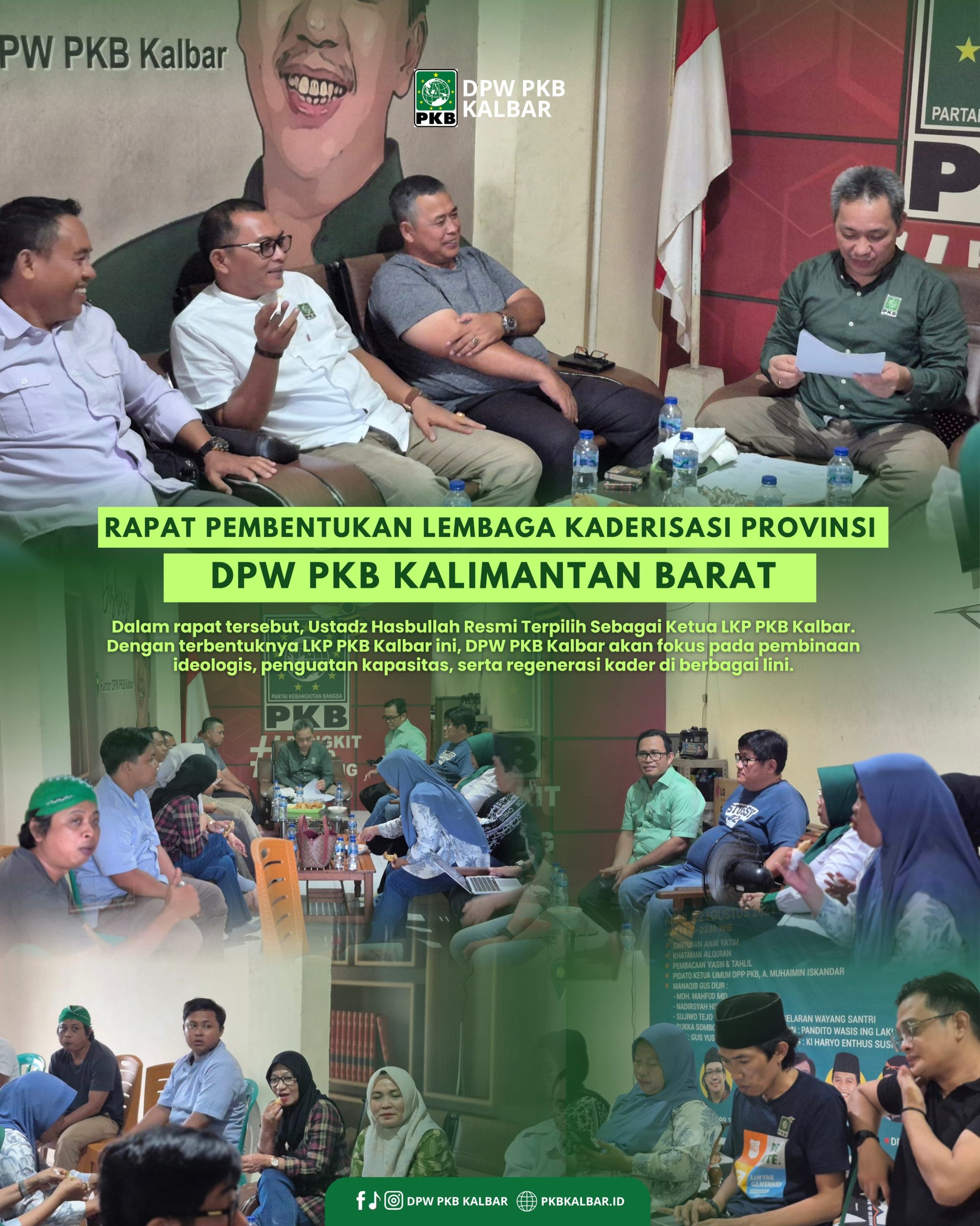 Resmi, Hasbulloh Pimpin LKP DPW KALBAR
